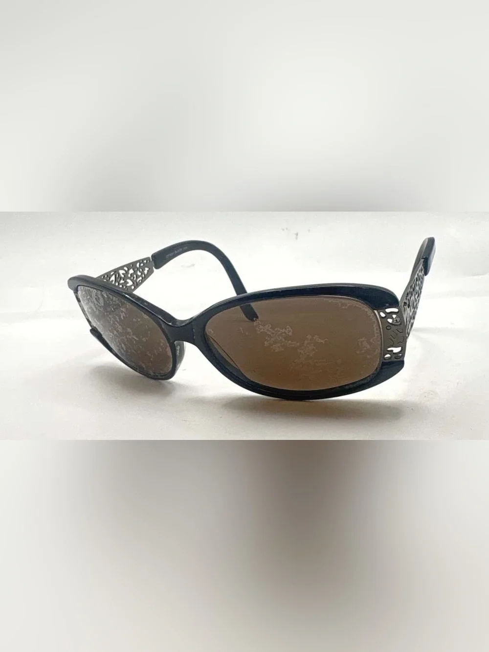 CT1021 Black Oval Sunglasses Frames Only